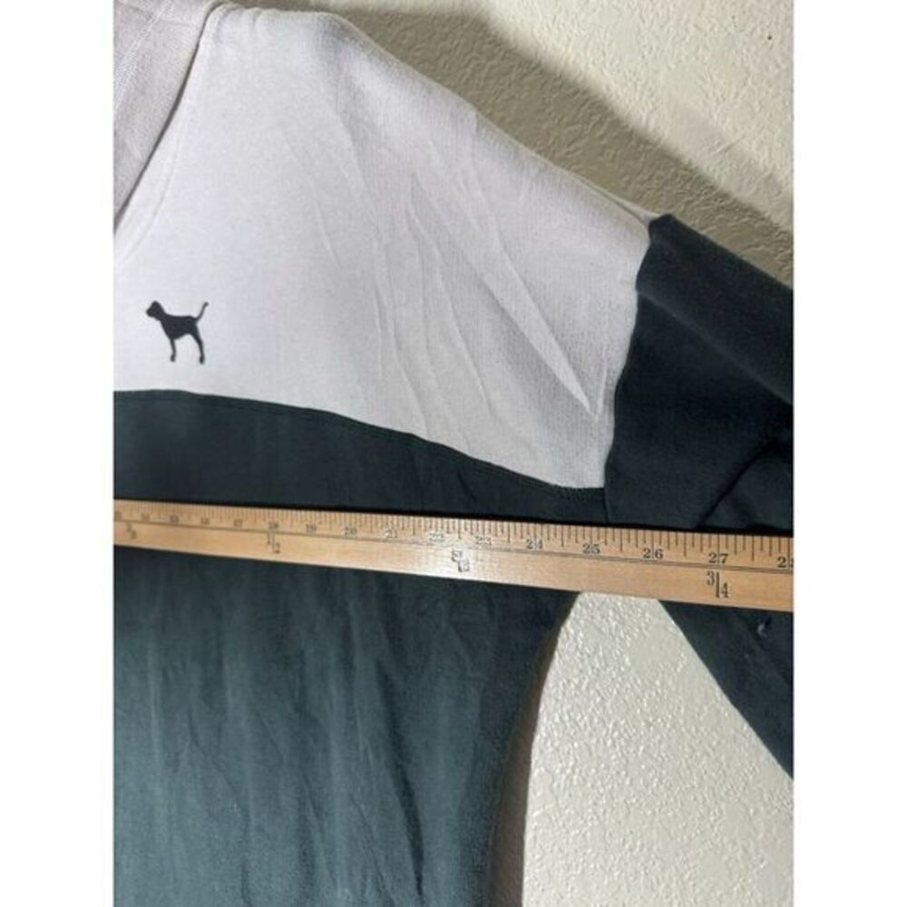 Women's Size L Sweatshirt Pink Green and White Big Logo‎ Victoria's Secret - Picture 3 of 7